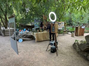 Photobooth autonome alimenté par une station EcoFlow pour les 50 ans du Naturoparc en Alsace